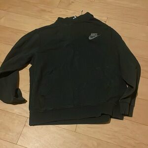 Black and camo Nike sign hoodie